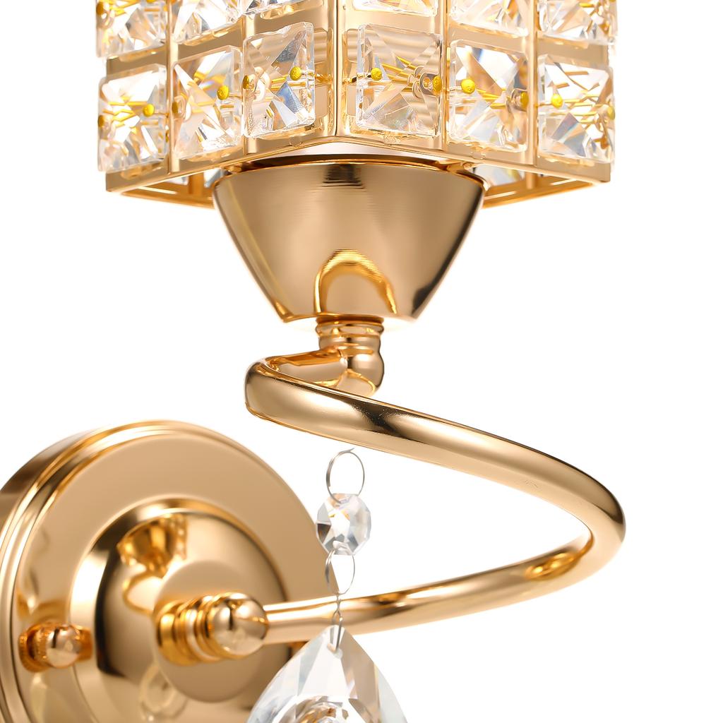 Modern Bedside Wall Lights Dining Room Hallway Light Crystal Wall Sconces Bedroom Wall Lamp