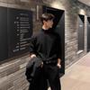 Men’s Half-High Neck Base Layer Knit Sweater Top for Autumn/Winter
