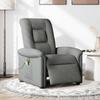Foldable Massage Armchair, Electric, Dark Grey, Fabric