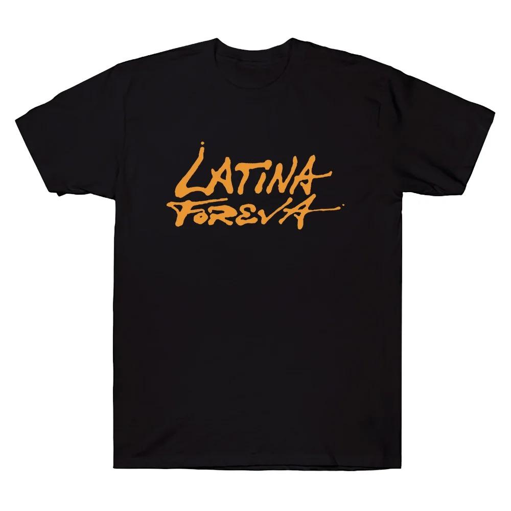 

High Street Loose Casual T Shirt Latina Foreva Tee Karol G Merch Tshirts Casual Women Unisex Long Sleeve Top O Neck Cotton Clothes S