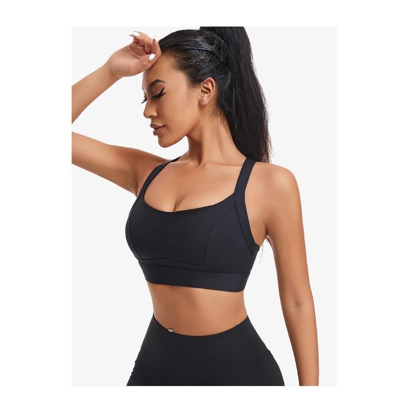 Damen S Sport-BH mit hohem Halt und Kreuzrücken für Fitness, Laufen, Yoga
