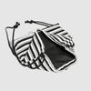 Brand Designer Cotton Striped Women's Backpack Casual Drawstring Bucket School Bag Large Capacity Travel Shoulder Bag CLE