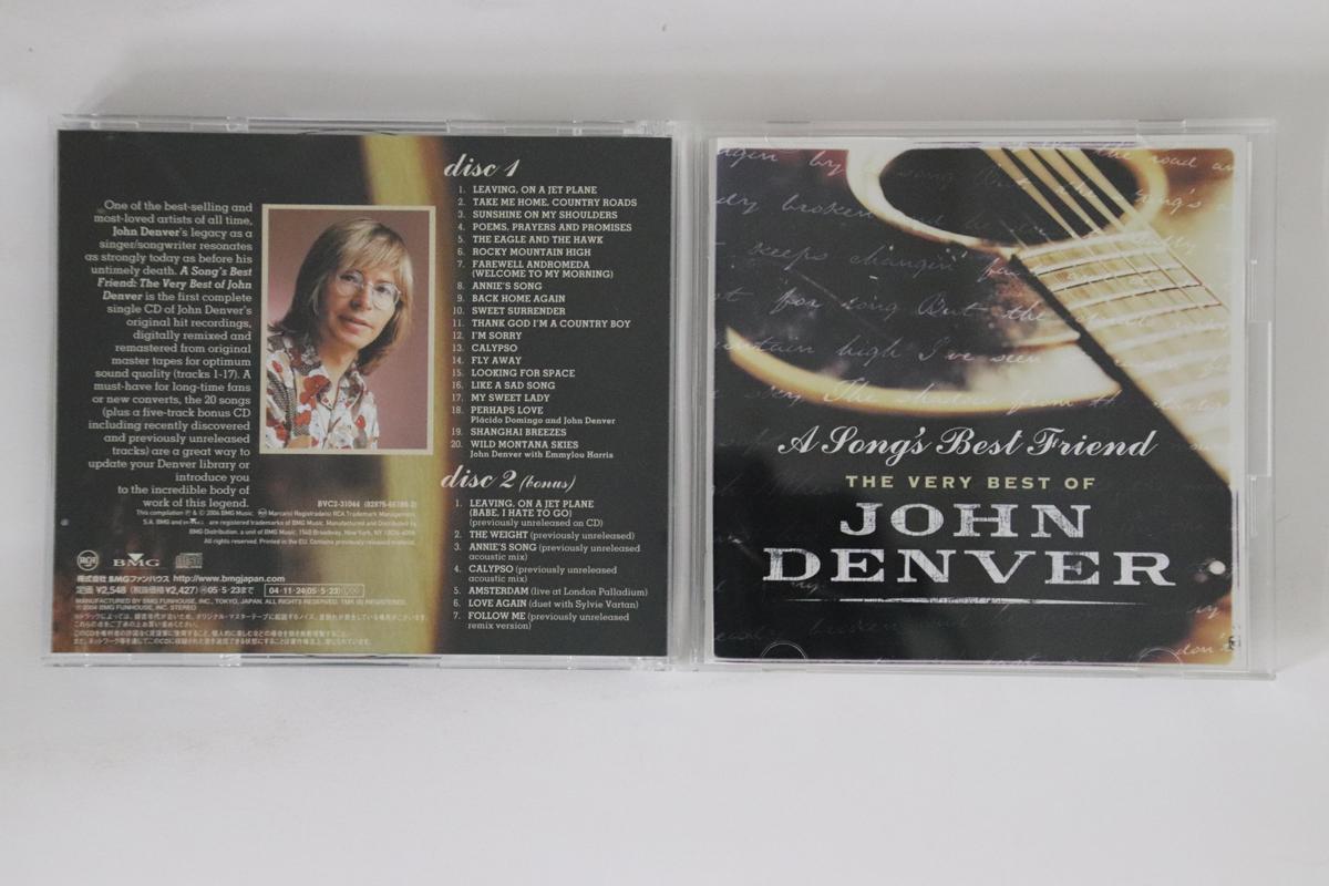 

CD JOHM DENVER - Very Best Of Johm Denver BVC231044PROMO BMG US Folk Used