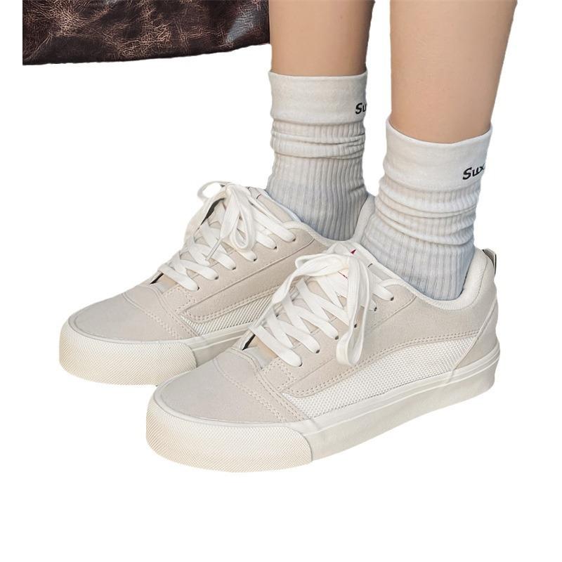 Spring couple design sense low-top espadrilles men's and women's student ins trendy versatile Hong Kong style casual board shoes