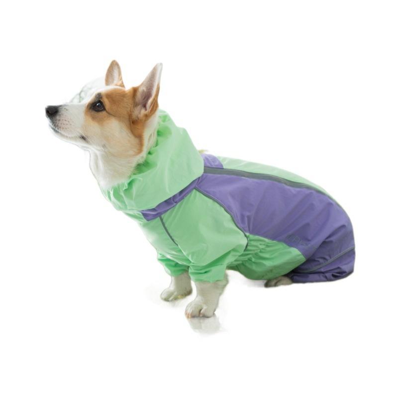 Nowy płaszcz przeciwdeszczowy dla psa rasy corgi, małe i średnie psy mogą go nosić o każdej porze roku, wodoodporne, wiatroodporne i wilgocioodporne ubranie na wyjścia