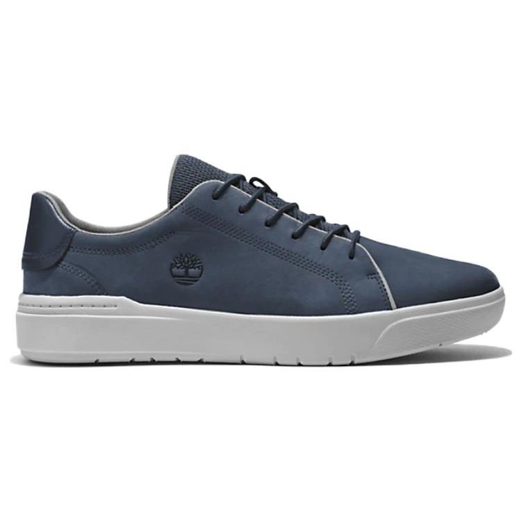Timberland Seneca Bay Suede Casual Slip-Resistant Shock-Absorbing Durable Support Low-Top Sneakers Men sneakers Navy-Blue A5S9Z019