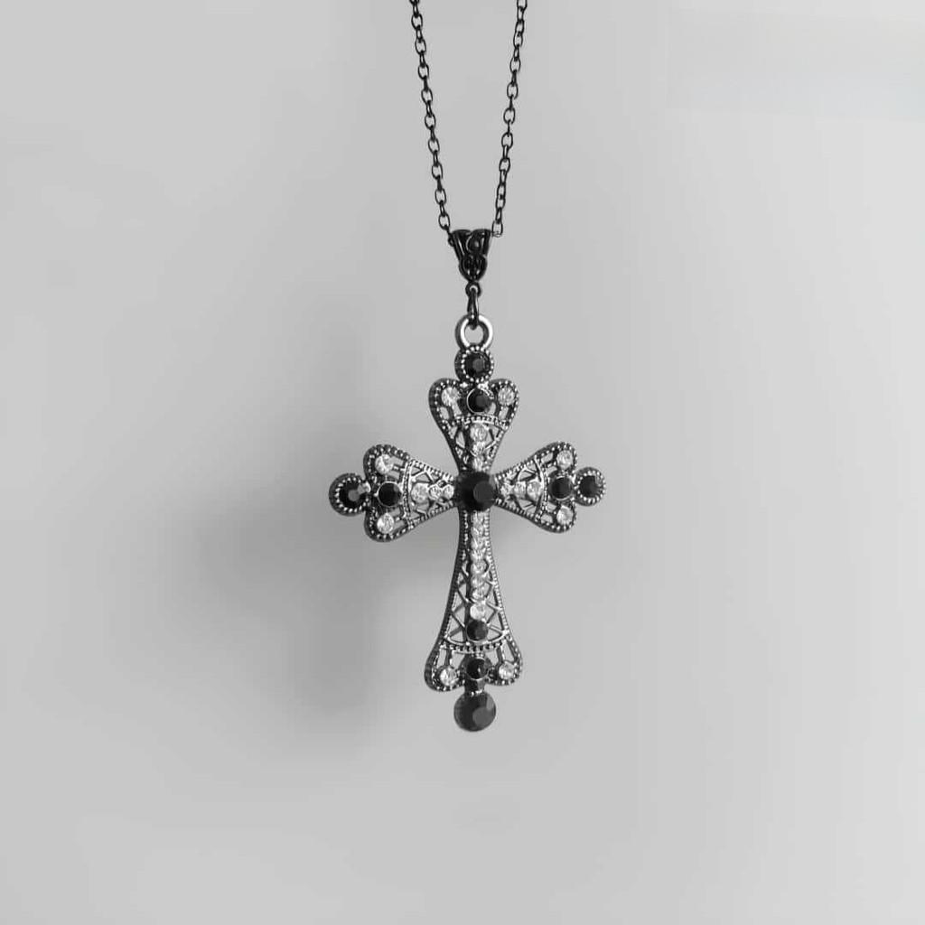 Cross Pendant Necklace With Alloy Chain For Women Men Boho Style Summer 2026
