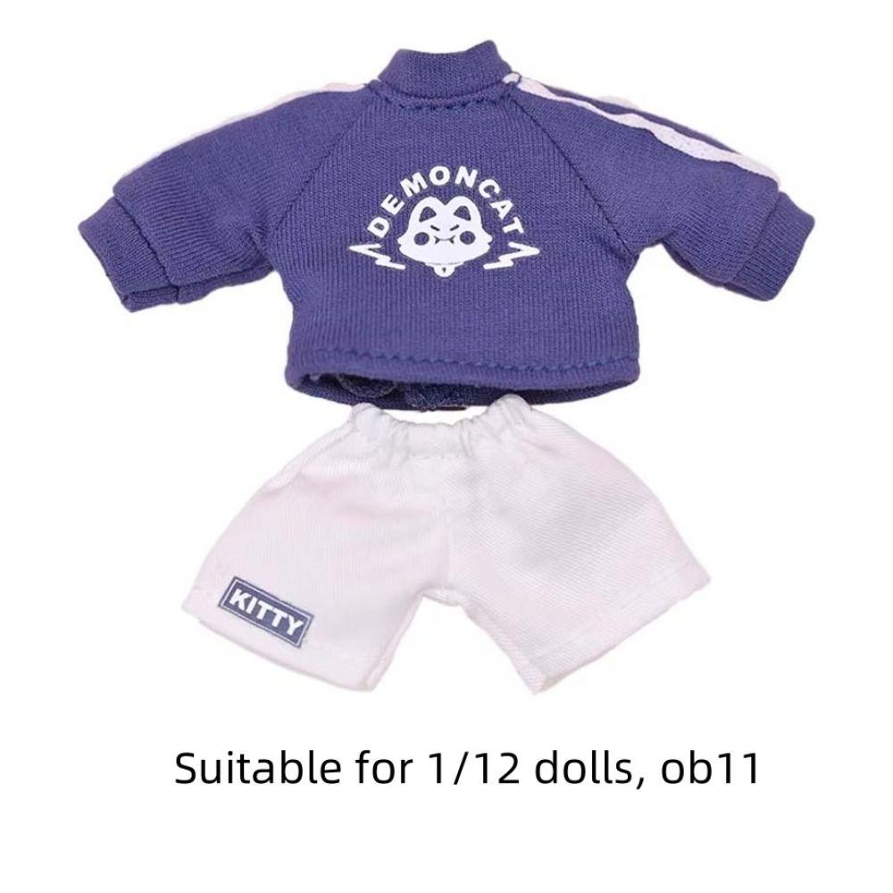 Handmade OB11 Clothes Casual Wear Obitsu11 Outfit DIY Toy Doll Hoodie Shorts  Ymy Penny