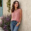 Summer Tops for Women Round Neck Sleeveless Pullover