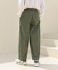 Jikeulib Elastic Waist Pintuck Balloon Wide Cargo Pants