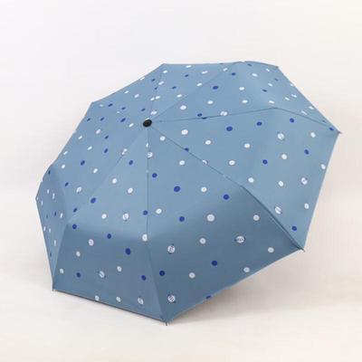 OEING Automatic Polka Dot Sun/Rain Umbrella