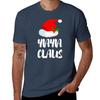Funny Yiayia Claus Christmas Tshirt Fashion Simple Casual Tee Shirt