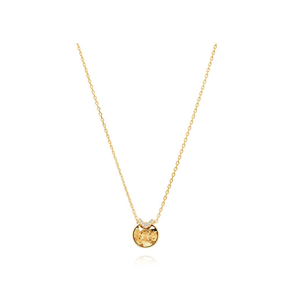 Swarovski 5662091 Bella V Gold Necklace