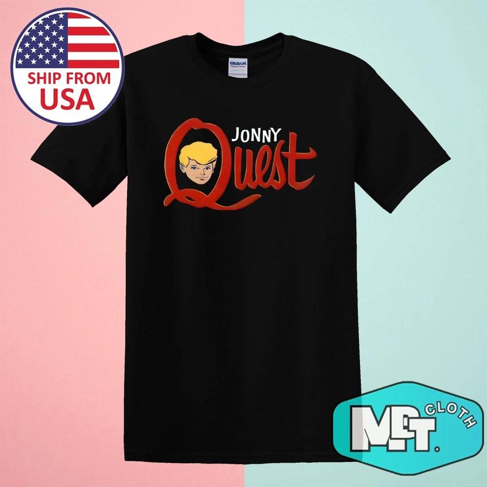 Jonny Quest Tv Cartoon Men s Black Size S-5XL L