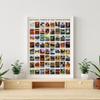 Nationale Parken Kras-Kaart Bucketlist Reisposter Cadeau voor Wandelaars & Natuurliefhebbers Canvas Schilderij Prints Woondecoratie