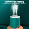 2L Double Spray Large-capacity Mist Humidifier Two-speed Mode Colorful Night Light Silent Operation Can Add Essential Oil