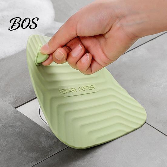 Cockroach Prevention Drain Cover Shower Tub Stopper, Waterproof Silicone Floor with Odor Blocking Handle, Universal Size Debris Catcher for
