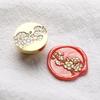 Round Scrapbooking Sealing Wax Brass Sealing Wax Stamp Head  Gift Packaging Cards