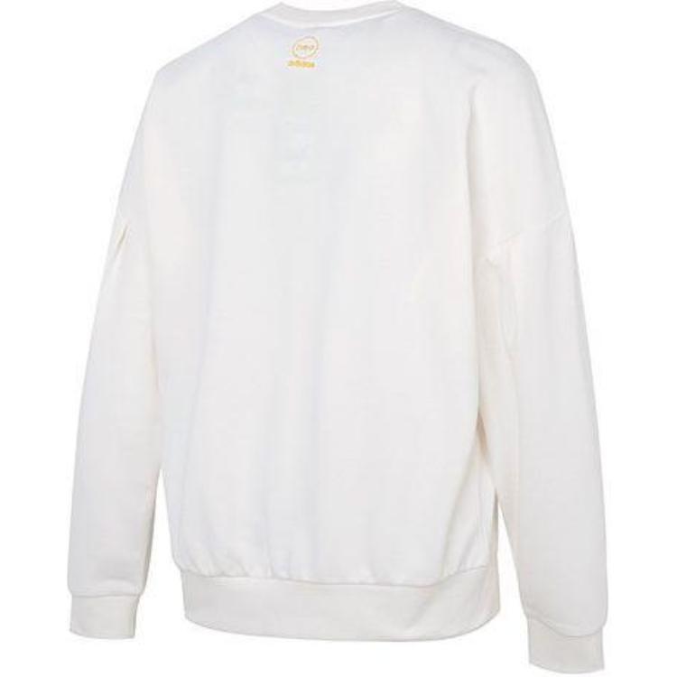 (WMNS) adidas neo sweaters 'beige white' Women's IA6771
