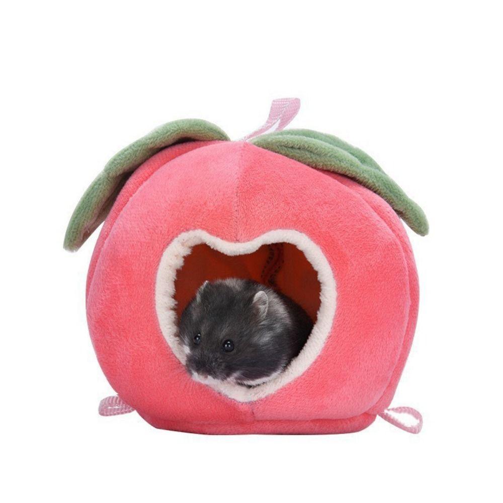 Cartoon Plush Hamster Sleeping Bag Fruit Shape Hamster Cotton House  Hedgehog/Mice/Rabbit/Squirrel