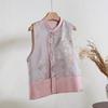 Embroidered Vest Women's 2025 New Temperament Thin Outer Cardigan