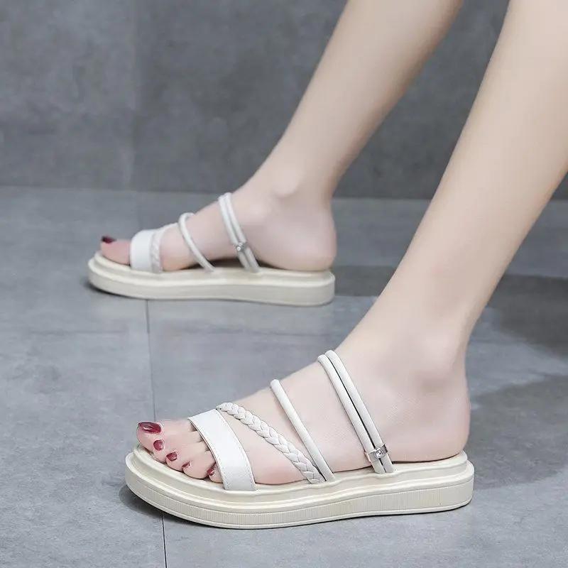 Fashion Platform Height Summer Woman Shoes Sale New Breathable Fashion Chic and Elegant Luxury 2025 Original on Offer Sandals for Women