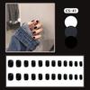24Pcs French Tip Extra Long Ballerina Press On Nails Detachable Artificial Fake Nails Wearable Nail Art Tips