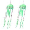 1 Pair Holiday Earrings Jellyfish-shaped Fine Exquisite Silicone Chic Flowy Bright Color Long for Club