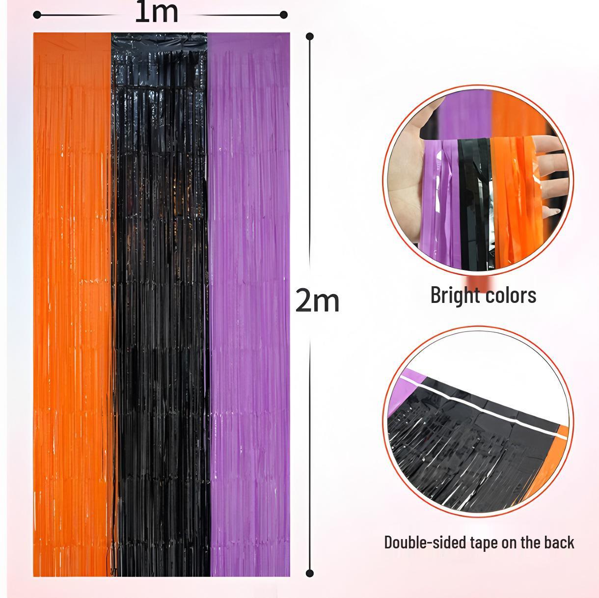 

Разноцветный мишурный занавес для детских вечеринок, свадеб и новогодних праздников.