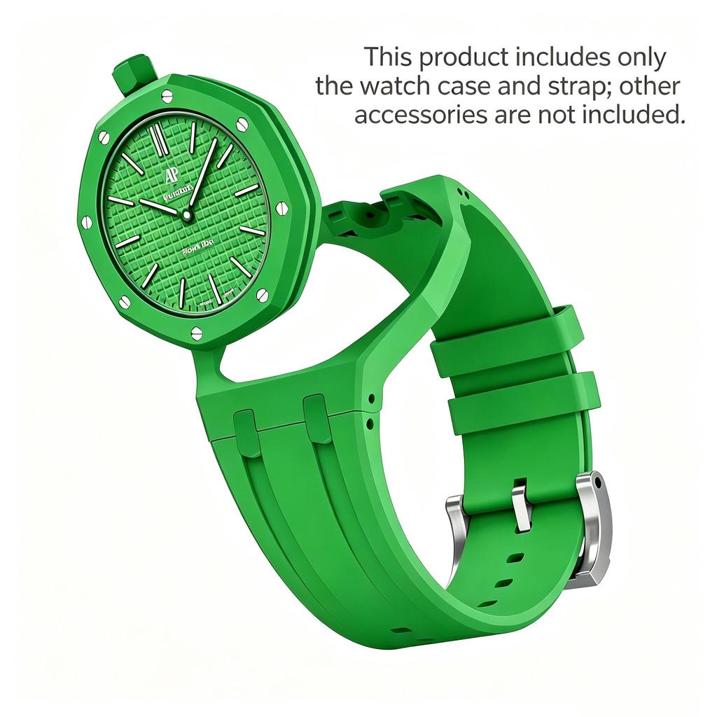 Eramic Case Silicone Strap For Swatch Royal Pop Replacement Watch Band