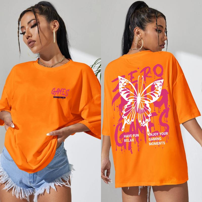 Graphic & Letter Print Crew Neck T-Shirt Women Cotton Plus Size Tshirts Hip Hop Breathable Streetwear Soft Casual Short Sleeve