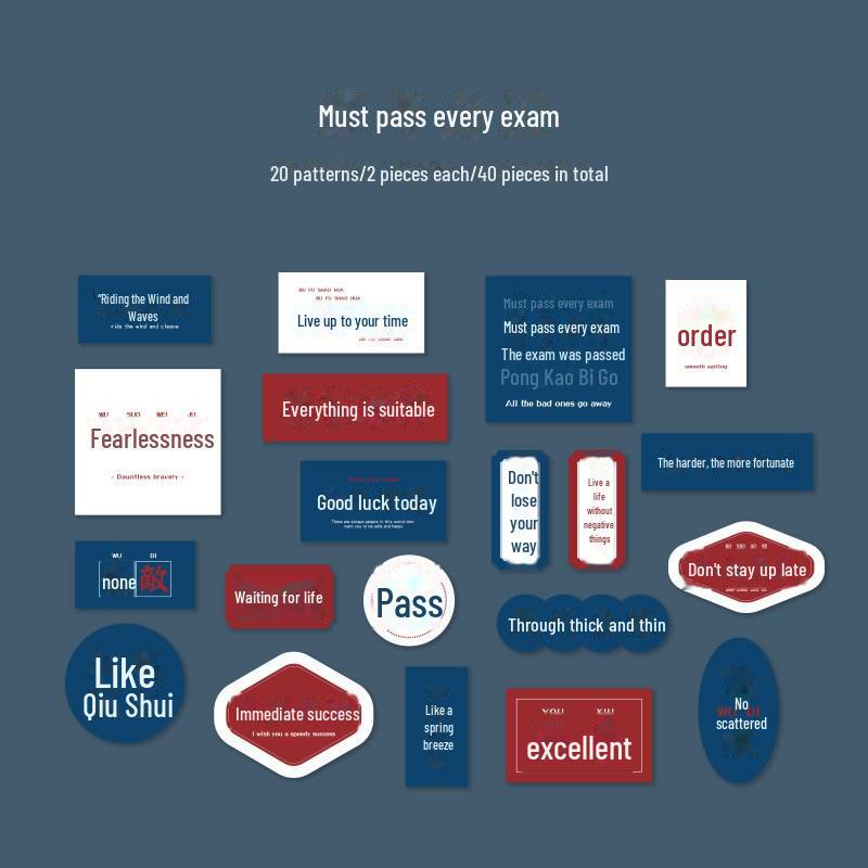 

Вдохновляющие декоративные наклейки в стиле Гонконга для самостоятельного изготовления: Милый материал для справочника и печати кондитерской лавки 40 pcs