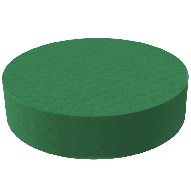 Spugna Floreale Verde 10X4Cm Blocco di Spugna Floreale Rotondo Spugna Floreale Multiuso per Fiori Secchi Blocco di Spugna Floreale Kit per Composizioni Floreali Fai da Te