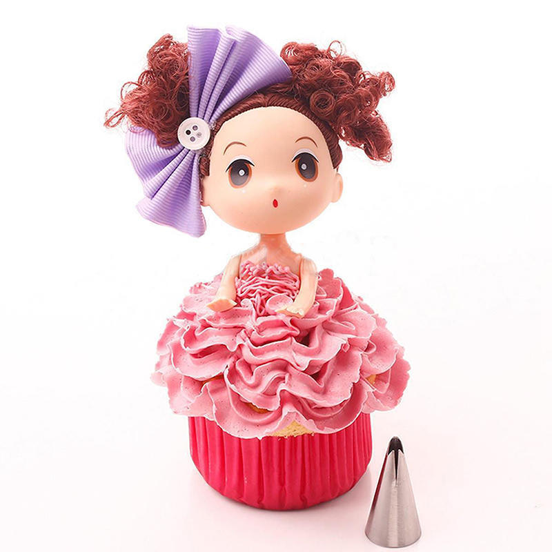 Dolls Dress Korean Bobbi Ruffle Icing Piping Tips Stainless (7 Pcs Lot)