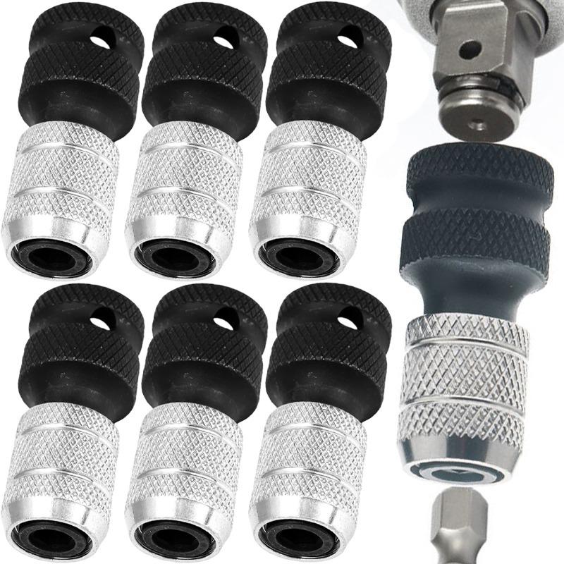 Hexagon Socket Adapter Quick Release with Depth Control Holder Adapter Wrench Drive Converter Socket Extension Bit Tools