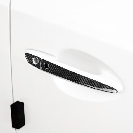 For Mazda CX-5 2017- ABS Carbon Fiber Outside Car Door Handle Cover Trim