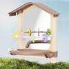 Wear-resisting Bird Mirror with Perch Bite-resistance Bird Cage Toys  Balconies