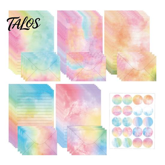 Romantic Confession Letter Paper Watercolor Letterhead Set, Envelopes And Stickers Dreamy Theme Kit, Handwritten Correspondence Birthday Messages