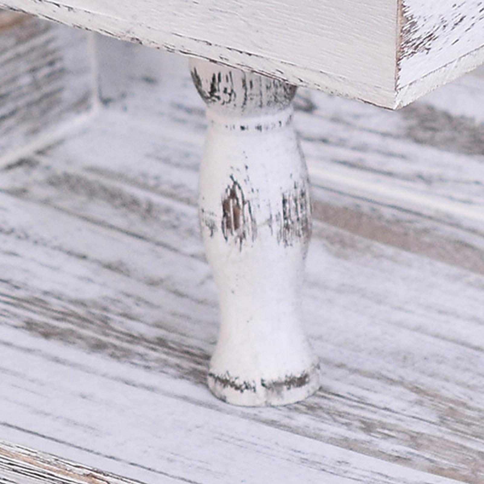 Двухъярусная подставка Деревянная многоярусная подставка с металлической ручкой Прямоугольный держатель для демонстрации дома, на кухне, для фруктов, десертов, еды CN