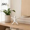 Minimalist Man Decoration 1/8Pcs 3D Printed Game Character Figure, Sitting Standing Lying Figurine, DIY Figurine Abstract White Statue, Collectible