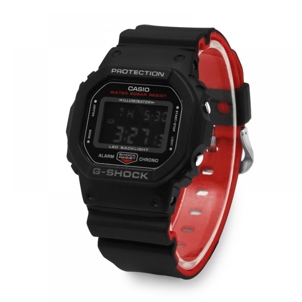 Ceas G-Shock DW 5600uhr 1dr DW 5600uhr 1 5600 Series Digital Square Sport Soldier, curea din uretan, bărbătească