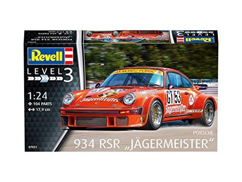 Revell 1/24 Porsche 934 RSR Jägermeister Plastic Model Kit 07031
