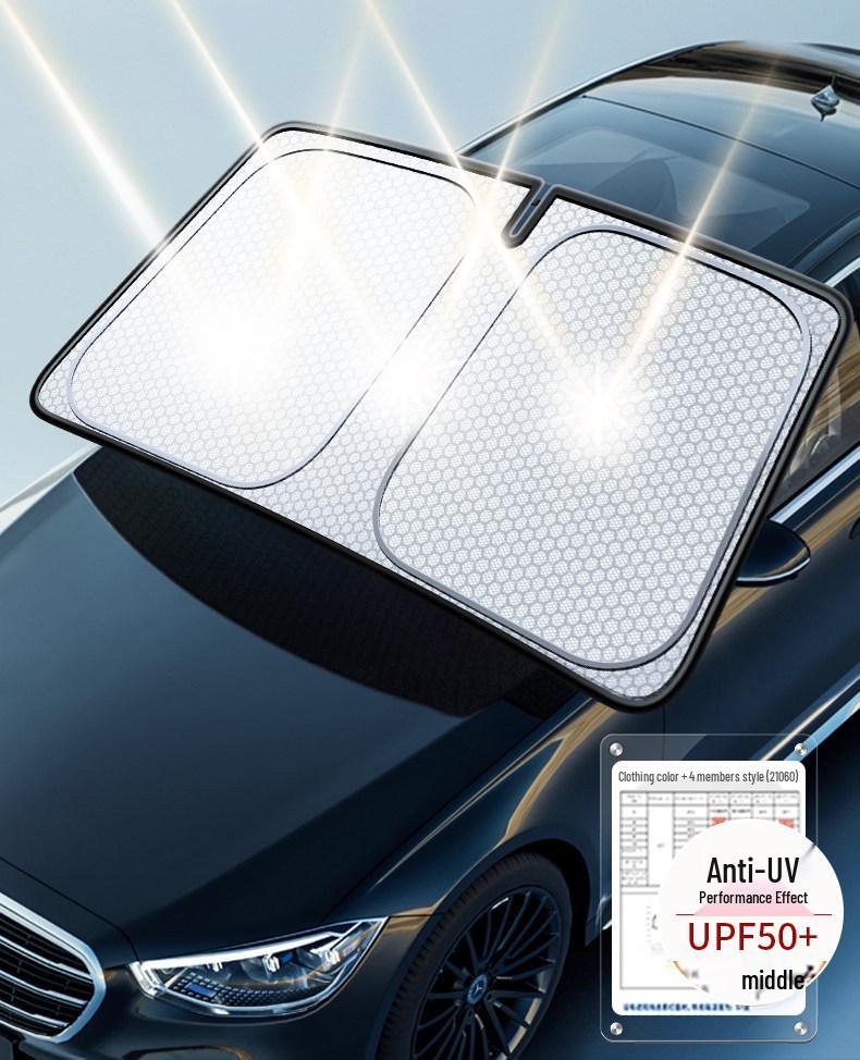 2025 Car Windshield Sunshade Umbrella - Heat Insulation & Sun Protection
