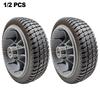 1/2pcs 8inch Lawn Mower Wheels Replacement Front Wheel Assembly For Toro 125-2510 For TimeMaster Mowers 20199 Garden Tool Parts