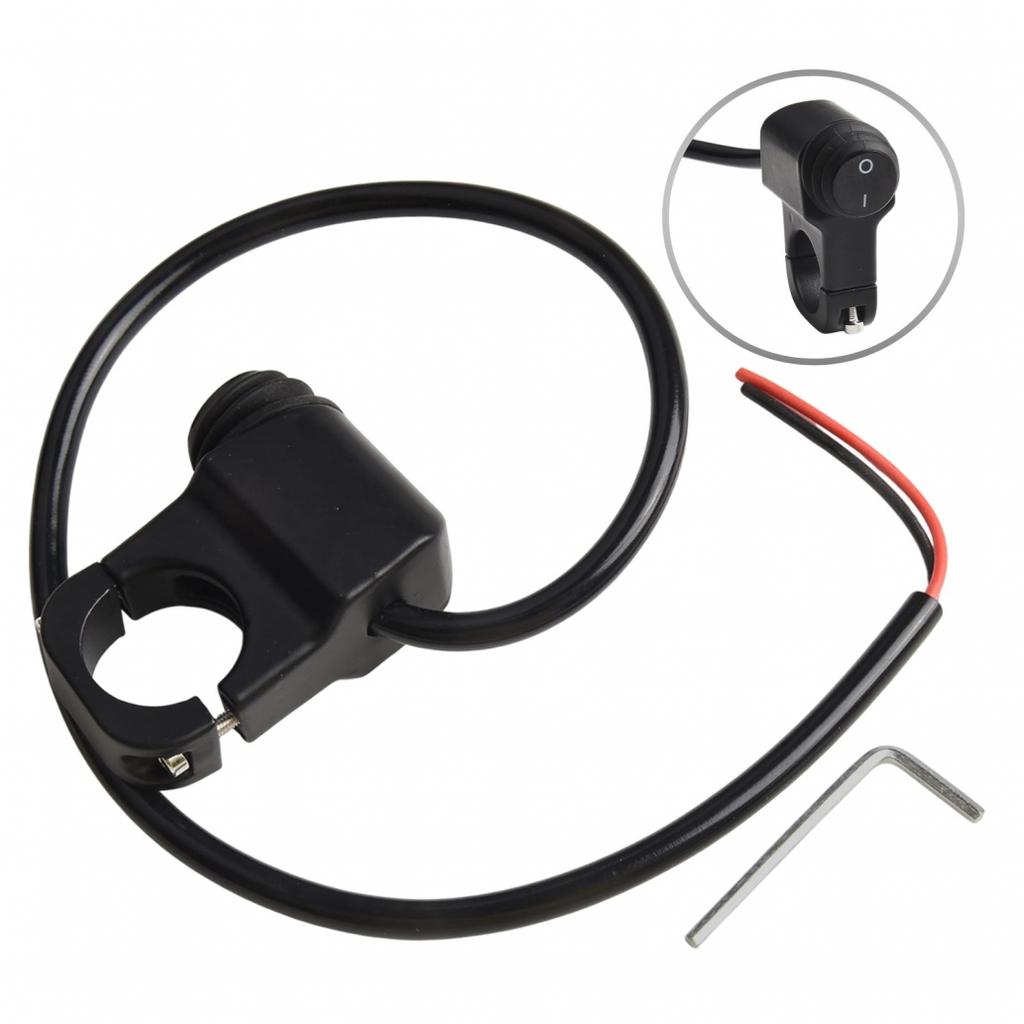 Headlight Switch Waterproof 12V Black CNC Aluminum-alloy
