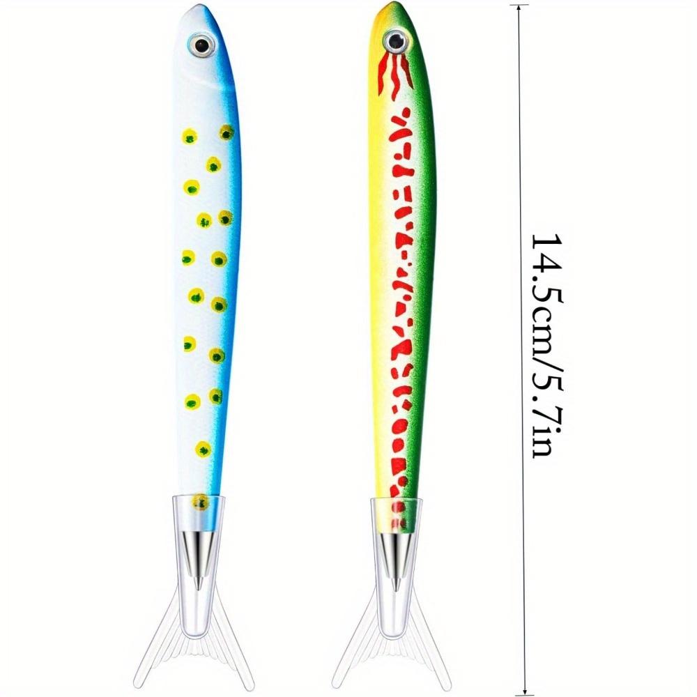 5pcs/lot Creative Fish Shape Ballpoint Pen Ocean Signature Pen For Writing Stationery Office School Supplies