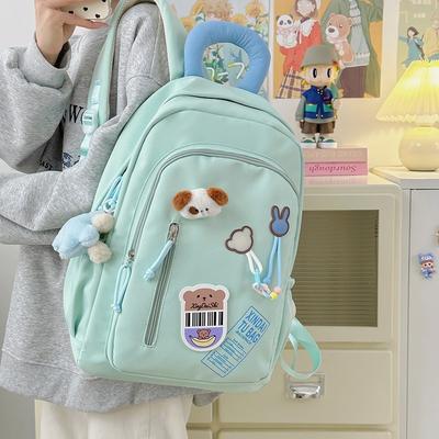 New High-value, Fresh, Sweet and Cute Cartoon Backpack, Middle School Student Level 1-3 Student Backpack