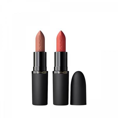 Set Duo ruj Powder Kiss + Luciu de buze Velvet Teddy cadou