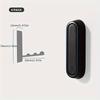 Golden Foldable Wall Hooks - Metal Space-Saving Door/Wall Mounted Hooks for Bathroom, Kitchen, Bedroom - Easy Installation for Towels, Coats, Bags