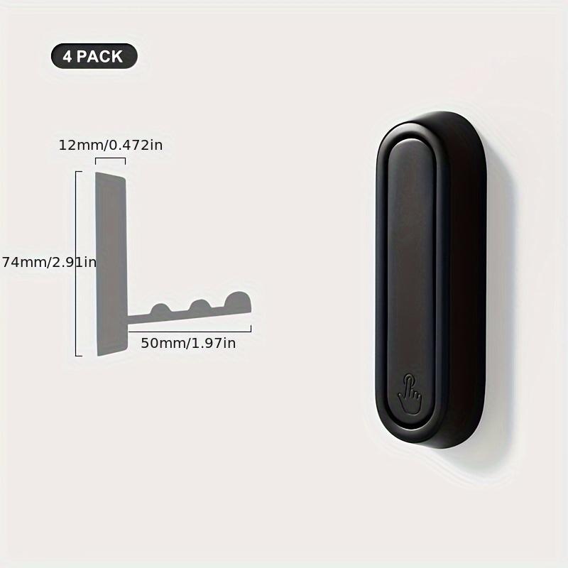 Golden Foldable Wall Hooks - Metal Space-Saving Door/Wall Mounted Hooks for Bathroom, Kitchen, Bedroom - Easy Installation for Towels, Coats, Bags
